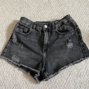 zara girls jean shorts